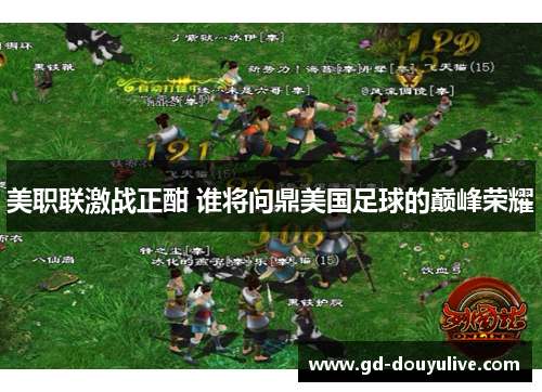 美职联激战正酣 谁将问鼎美国足球的巅峰荣耀